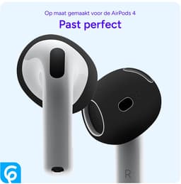 Vervangende Oordopjes Geschikt voor AirPods 4 - Vervanging Tips - Siliconen Dopjes Zwart — thumbnail 5