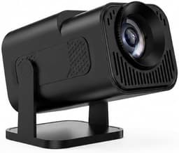 SnelShoppen - Mini-projector Draagbare HD 1080P Thuisbioscoopprojector met HDMI/USB Kabelaansluiting, Handmatige Focus, 180° Verstelbare Standaard voo — thumbnail 1