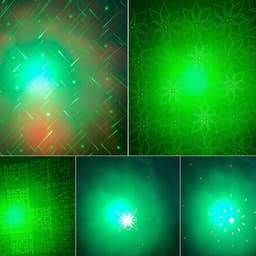 RGB Laser Projector - 3000 mAh - 6W - 9 Modi - Autoverlichting - DJ Discolamp - Mini Laserlamp - Feestverlichting - Podiumverlichting - Multifunctionele Laserlamp - USB Oplaadbaar - Zwart en Zilver — thumbnail 5