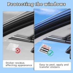 Thijox - Elektrostatische Folie en Dubbelzijdige Sticker voor Dashcam Accessoires - Veiligheid en Bescherming voor Voorruit - Compatibel met Alle Dash — thumbnail 2