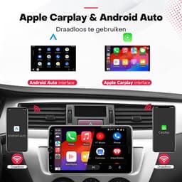 Boscer 1 Din Autoradio met 10.1 Inch Scherm - Draadloos Apple CarPlay & Android Auto - Draaibaar & Afneembaar - Bluetooth & FM/AM Radio (RDS) - Incl. Achteruitrijcamera & Microfoon — thumbnail 3