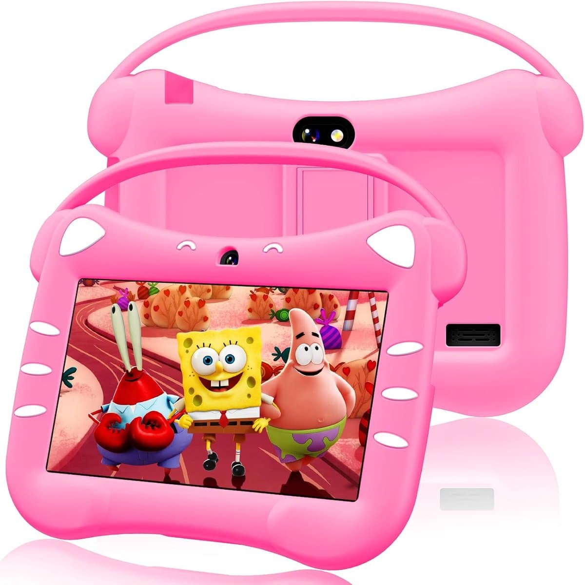 SnelShoppen - Kids Tablet 7 Inch Android voor Kinderen met WiFi, Bluetooth, Ouderlijk Toezicht, Dubbele Camera, 32GB ROM, Voor Kinderen van 3-14 Jaar — afbeelding 1
