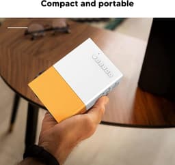 SnelShoppen - Mini-projector Draagbare Videoprojector 1080P, Multimedia Home Theatre Filmprojector, Smart HD, HiFi Telefoonprojector voor USB & Geheug — thumbnail 2