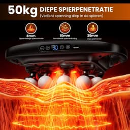 SnelShoppen - Massagepistool 16-koppig, Diep Weefsel, Elektrisch Spiermassageapparaat, 3 Modi, 30 Intensiteitsniveaus, Stil Percussie voor Rug, Nek, S — thumbnail 5