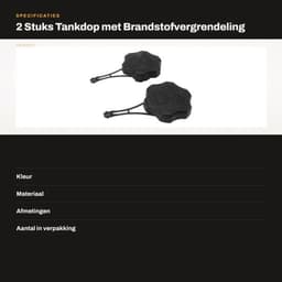 Tankdop Efficiënte Brandstofvergrendeling - Geschikt voor Grasmaaier - Motorgrasmaaier - Verlengde Levensduur - Voorkomt Vuil/Vocht - Optimale Productprestaties - Brandstoftankdeksel — thumbnail 3
