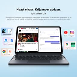 Blackview Tablet MEGA 5 - 12.2 inch - 32GB RAM - 256GB ROM - 10000mAh - Android 16 - Blauw — thumbnail 3