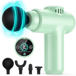 SnelShoppen - Mini Massagepistool voor Diepteweefselmassage, Draagbaar Massageapparaat met 30 Snelheden en LCD-Touchscreen voor Spierpijn en Stijfheid — thumbnail 1