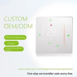 Intelligente Thermostaat - App Gestuurd - Comfort Verhogend - Weeks schema - 10.8 x 9.8 cm - Zwart — thumbnail 4