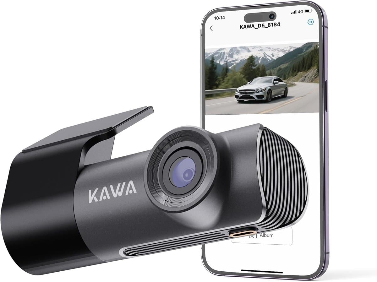 Dashcam voor Auto - Mini Formaat - 2K Resolutie - WDR & Nachtzicht - Voor Rijveiligheid — afbeelding 1