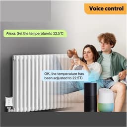 Thermostaat Hoofd Radiator - Slimme Radiator Knop - Energie Besparen - APP Afstandsbediening - M30x1.5mm - Wit — thumbnail 5