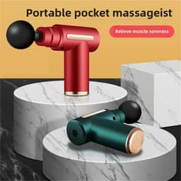 Massagepistool - Fascia Gun Spierontspanning - Spierherstel - Slim Mini Vibrerend - 1 x 1 x 1 cm - Zwart — thumbnail 2