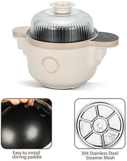 Automatische Kookmachine - Slimme Keukenrobot - Eenvoudig Koken - 360° Rotatie - 3.5L Capaciteit - Wit — thumbnail 2