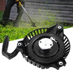 Vervang Handstarter - Trekstarter Grasmaaier - Motor Starten - Duurzaam Metaal - 163 mm Diameter - Zwart — thumbnail 3