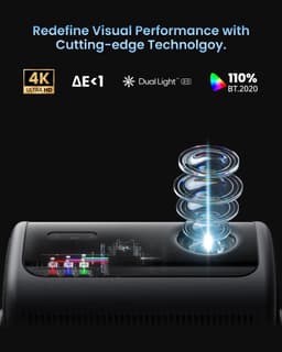 Projector 4K - 3100 Lumen - 2 x 12 W Speaker - Perfect voor thuisbioscoop - ShopVlot — thumbnail 2