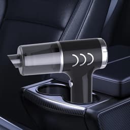Draadloze Handstofzuiger - Compacte Reiniger - Auto en Thuis - Krachtige Zuigkracht - 2400 mAh Accu - Zwart — thumbnail 2