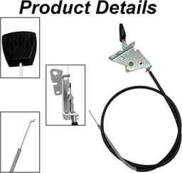 Vervangingsgaskabel voor grasmaaier - Buitengewone buigsterkte - Precisielengte - Voor efficiënte werking - ShopVlot — thumbnail 2