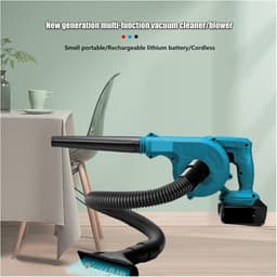 Luchtblazer Zuiger - Tuinblower Stofzuiger - Tuin en Werkplaats Reinigen - 2-in-1 Blazen en Zuigen - 880W - Zwart — thumbnail 3