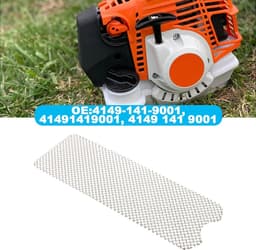 Grasmaaier vonkenvanger scherm 53 x 18 mm - hoogwaardig metaal - vervangingsonderdeel - optimale hittebestendigheid - ShopVlot — thumbnail 5