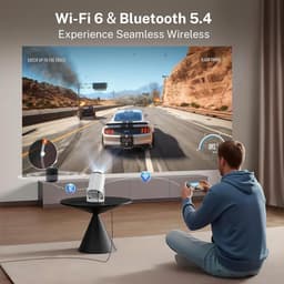 Mini-projector - 4K - Android 11 - Bluetooth 5 en Wifi 6 - Voor Telefoon/TV-Stick/HDMI/PS5/iOS — thumbnail 5