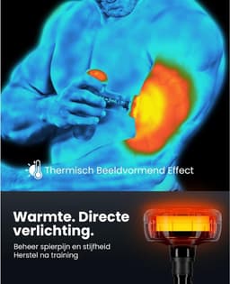 Mini Massagepistool - Draagbaar - Verwarmde Massagekop - Fluisterstil - Voor Atleten en Kantoorwerkers — thumbnail 2