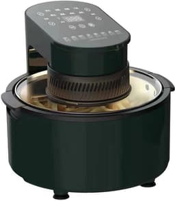 Visuele Airfryer - Oven Pan - Gezond Koken - Annulair Zichtvenster - 5 Liter - Groen — thumbnail 1