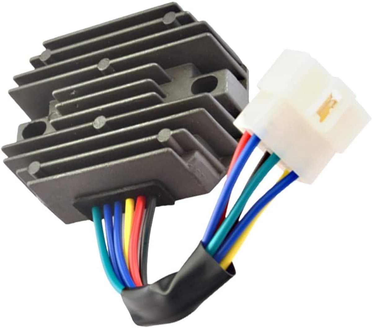 SnelShoppen - Voltage Regulator Rectifier voor Grasmaaier en Tractor - 6-Pins Hoogwaardige Stroomregelaar - Duurzaam en Betrouwbaar - Voor John Deere — afbeelding 1