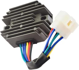 SnelShoppen - Voltage Regulator Rectifier voor Grasmaaier en Tractor - 6-Pins Hoogwaardige Stroomregelaar - Duurzaam en Betrouwbaar - Voor John Deere — thumbnail 1