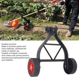 SnelShoppen - Wire Trimmer Ondersteuningswielen voor Grasmaaier, Verstelbare Extra Wielen voor Onkruidverdelger, Hoogte Instelbare Wielen, Universele — thumbnail 5