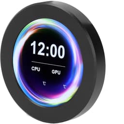 SnelShoppen - AIO Screen Monitor voor CPU Temperatuur, 360 Graden Rotatie, 2.1in IPS LCD Paneel, Realtime Temperatuurweergave voor PC Upgrades, 9PIN T — thumbnail 1