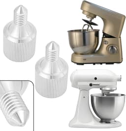 SnelShoppen - 2 Stuks Keuken Mixer Bevestigingsschroeven 7.5mm Draaddiameter Roestvrij Staal Voor Kitchenaid Keukenmachines 39x20mm — thumbnail 2