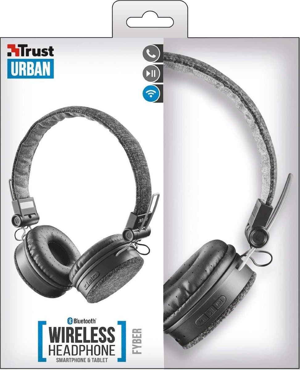 Trust Urban Revolt Fyber Headphone - Dark Denim — afbeelding 1