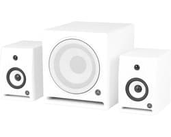 Devine RX-5A White (2x) + Sub studiomonitoren