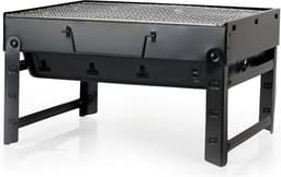 Portable Houtskool Barbecue - Grilloppervlak (LxB) 43 x 27 cm - Inklapbaar - Zwart — thumbnail 3