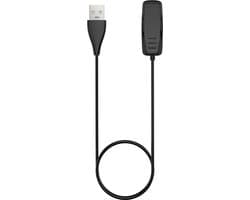 Bandz smartwatch oplader geschikt voor Garmin Lily / Lily 2 / Forerunner 230 / 235 / 630 / 635 / 735xt - USB-A oplader - Magnetische smartwatch oplader - 100cm oplaadkabel met USB-A aansluiting (zwart)