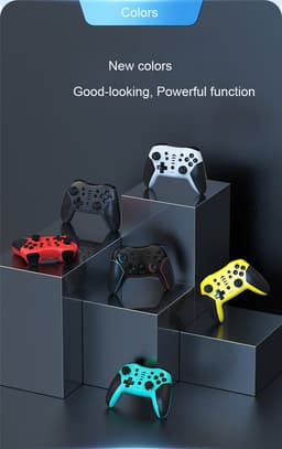 Draadloze Pro Controller - Geschikt voor Nintendo Switch Controller - Turbo Knop - Controllers geschikt voor Nintendo Switch, Nintendo Oled en Nintendo Switch Lite - Wit — thumbnail 5