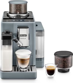 De'Longhi Rivelia - volautomatische espressomachine met LatteCrema Hot melkopschuimer en Bean Switch System - Pebble Grey - EXAM440.55.G — thumbnail 1