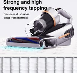 JIMMY BX7 Pro Matrasreiniger – Anti-Mijt Stofzuiger met UV-C, Ultrasone Technologie, Slimme Stofdetectie, LED-Display en 700W Vermogen — thumbnail 4
