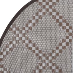 vidaXL - Buitenkleed - ARAKIL - Ø - 120 - cm - polypropeen - bruin — thumbnail 5