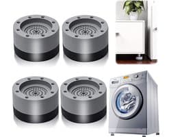 Trillingdempers - Wasmachine - Droger - Anti-slip - Set 4 stuks - 3.5CM - Trillingdemper wasmachine - Droger trillingdemper - Anti schudden - Anti Trilling / Vibratie Dempers Pads Verhoger