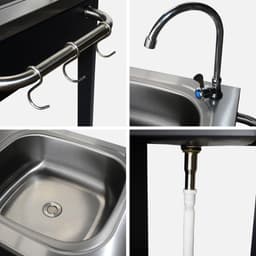 sweeek - Stalen buitenkeuken b139xd70,6xh113 cm — thumbnail 2