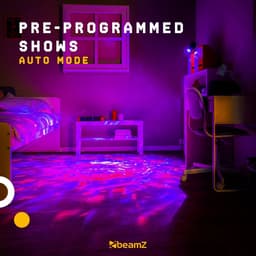 Discolamp - BeamZ LWE20 - Water Wave LED lichteffect - Stromend water effect in vele kleuren — thumbnail 4