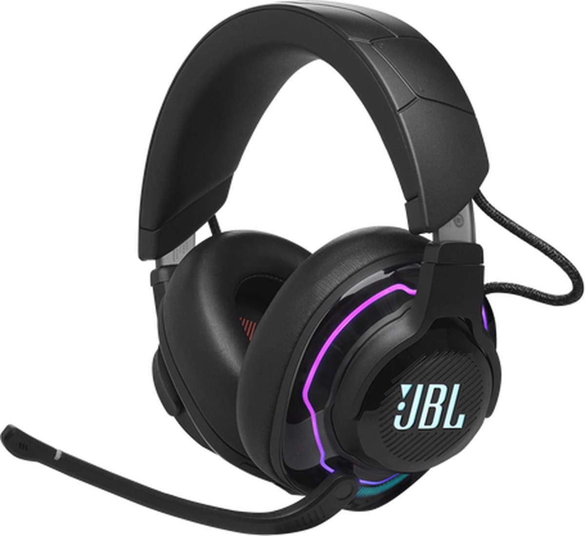 JBL Quantum 910 - Draadloze Over-ear Headset - 2.4GHz Lage Latency & Bluetooth - Noise Cancelling - 3D Audio met Headtracking - 39 uur - Zwart — afbeelding 1
