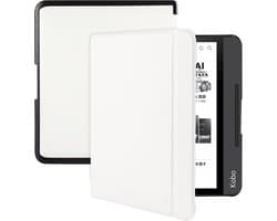 Lunso - sleepcover hoes - Geschikt voor Kobo Forma (8 inch) - Wit