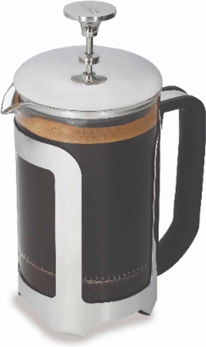 La Cafetière Roma Roestvrij Staal French Press Koffiezetapparaat met Brede Handgreep — afbeelding 1