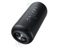 USAMS Waterdichte Draagbare Draadloze Speaker - 1800mAh - Zwart