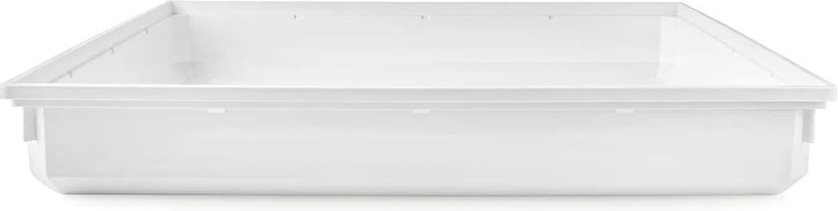 Nedis Lekbak Wasmachine - Kunststof - Wit - 70 x 70 x 10 cm — afbeelding 1