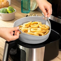 Opvouwbaar siliconen mandje voor airfryer Fliynner InnovaGoods — thumbnail 10