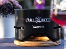 Feuerhand Tafel Grill Tamber - Zwart - 20x20x14cm - Modern — thumbnail 2