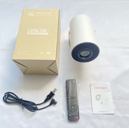 Ultieme Draagbare WiFi 6 Mini Beamer - 200 ANSI Lumen - Projector Streamen - BT 5.0 - Android - Home Cinema — thumbnail 5