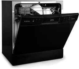 Klarstein Amazonia Mini vrijstaande vaatwasser - Tafelmodel afwasmachine - Met 8 couverts en 8 programma's - Led display - Aquastop - Zwart — thumbnail 1